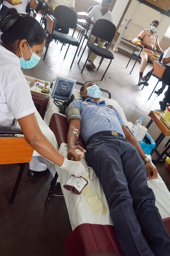 The blood donation campaign of KDU Southern Campus - General Sir John Kotelawala Defence University - KDU 11